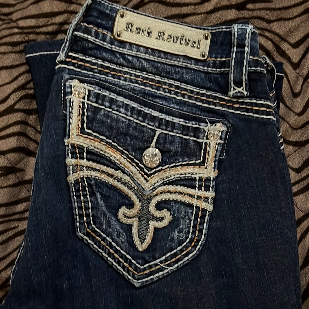 Rock Revival Luz Easy Boot Cut Jeans, size 31